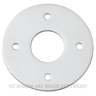 IVER 9375 SC ADAPTOR PLATE ROUND - SUIT 54MM HOLE BRUSHED CHROME