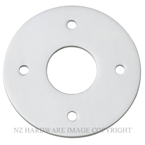 IVER 9375 SC ADAPTOR PLATE ROUND - SUIT 54MM HOLE BRUSHED CHROME