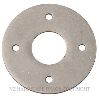 IVER 9377 DN ADAPTOR PLATE ROUND - SUIT 54MM HOLE DISTRESSED NICKEL