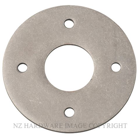 IVER 9377 DN ADAPTOR PLATE ROUND - SUIT 54MM HOLE DISTRESSED NICKEL