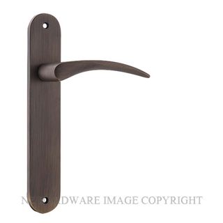 IVER 10728 OXFORD OVAL LATCH SIGNATURE BRASS