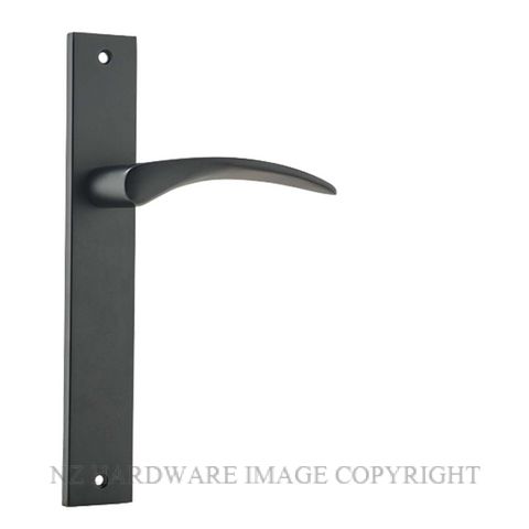 IVER 12704 OXFORD RECTANGULAR PLATE MATT BLACK