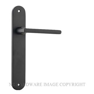 IVER 12726 BALTIMORE OVAL LATCH MATT BLACK