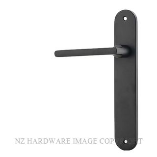 IVER 12726LH MB BALTIMORE OVAL LATCH FIXED HALF SET LH MATT BLACK