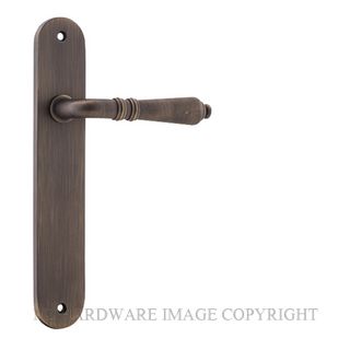 IVER 10724 SB SARLAT OVAL LATCH SIGNATURE BRASS