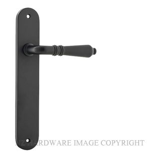 IVER 12724 MB SARLAT OVAL LATCH MATT BLACK