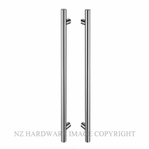 JNF IN.07.286.D.30 BACK TO BACK PULL HANDLE SATIN STAINLESS