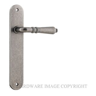 IVER 13724 DN SARLAT OVAL LATCH DISTRESSED NICKEL