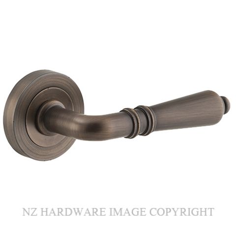 IVER 9201 SARLAT LEVER ON ROSE BRUSHED BRASS