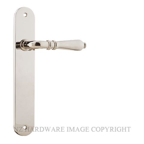 IVER 14224 SARLAT OVAL PLATE POLISHED NICKEL
