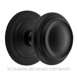 IVER 9403 SARLAT FIXED DOOR KNOB MATT BLACK