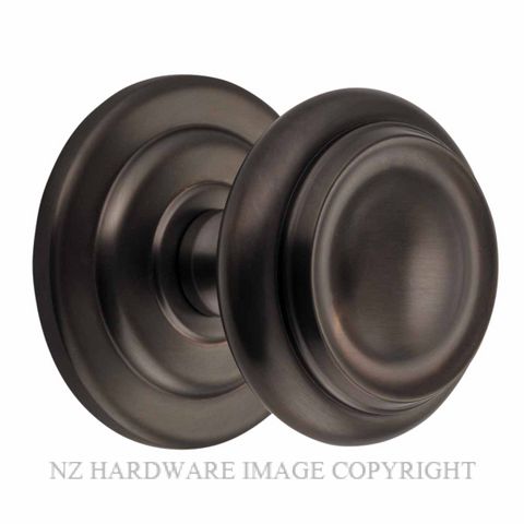 IVER 9401 SARLAT FIXED DOOR KNOB SIGNATURE BRASS