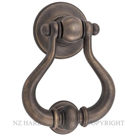 IVER 9391 SARLAT DOOR KNOCKER SIGNATURE BRASS