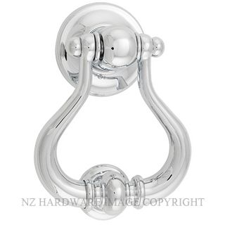 IVER 9394 SARLAT DOOR KNOCKER CHROME PLATE