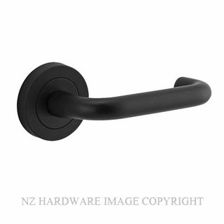 IVER 20353 OSLO LEVER ON ROUND ROSE HANDLES MATT BLACK