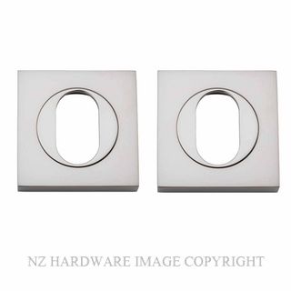 IVER 20109 SN SQUARE OVAL ESCUTCHEON 52MM SATIN NICKEL