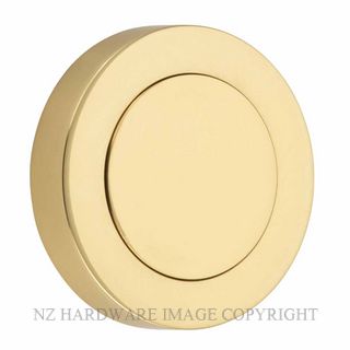 IVER 20280 PB BLANK FURNITURE ROSE POLISHED BRASS