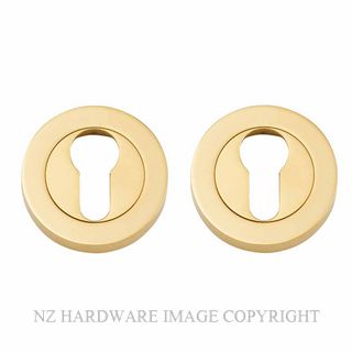 IVER 9300 PB EURO ESCUTCHEON 52MM POLISHED BRASS