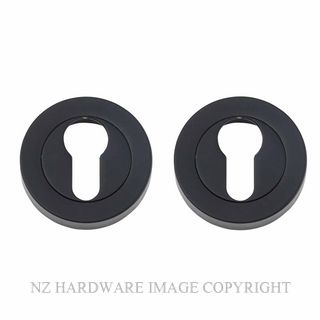 IVER 9303 BLK EURO ESCUTCHEON 52MM MATT BLACK