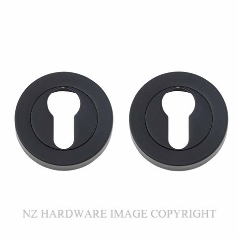 IVER 9303 BLK EURO ESCUTCHEON 52MM MATT BLACK