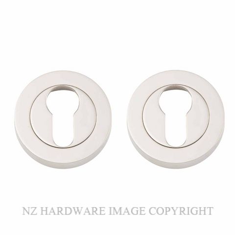 IVER 9308 PN EURO ESCUTCHEON 52MM POLISHED NICKEL