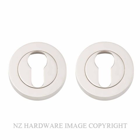 IVER 9308 PN EURO ESCUTCHEON 52MM POLISHED NICKEL