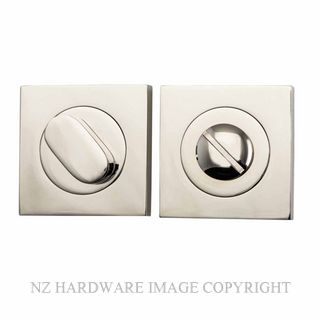 IVER 20038 PN SQUARE PRIVACY SET 52MM POLISHED NICKEL