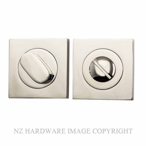 IVER 20038 PN SQUARE PRIVACY SET 52MM POLISHED NICKEL