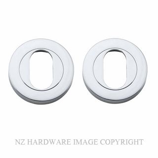 IVER 20064 CP ROUND OVAL ESCUTCHEON 52MM CHROME PLATE