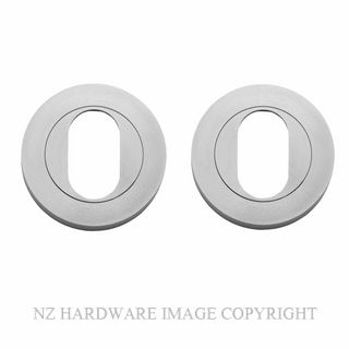 IVER 20065 SC ROUND OVAL ESCUTCHEON 52MM BRUSHED CHROME