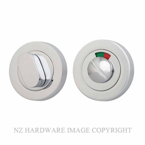 IVER 20074 CP ROUND INDICATING PRIVACY SET 52MM CHROME PLATE