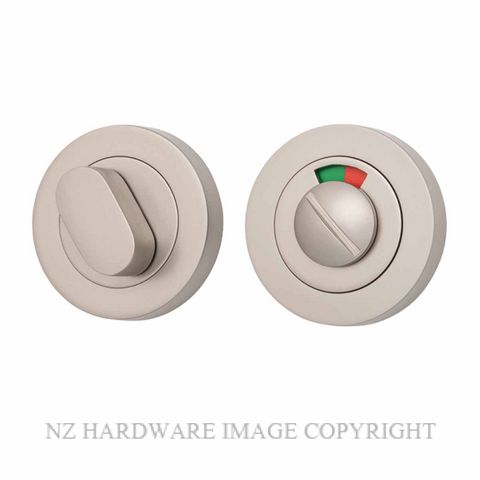 IVER 20079 SN ROUND INDICATING PRIVACY SET 52MM SATIN NICKEL