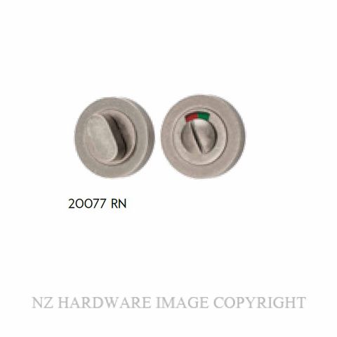 IVER 20077 DN ROUND INDICATING PRIVACY SET 52MM DISTRESSED NICKEL