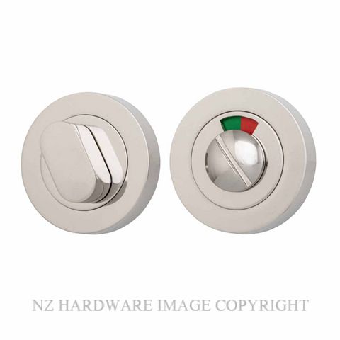 IVER 20078 PN ROUND INDICATING PRIVACY SET 52MM POLISHED NICKEL