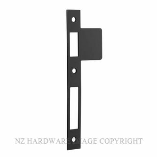 IVER 20093 MB EXTENDED STRIKE PLATE 63MM MATT BLACK