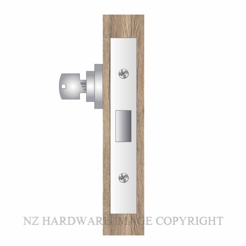 MILES NELSON MNC5101SC SINGLE KEY DEADBOLT 60MM SATIN STAINLESS