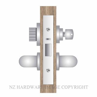 MILES NELSON MNC5200SC KEY & TURN VESTIBULE OR ENTRANCE LOCK 60MM SATIN STAINLESS