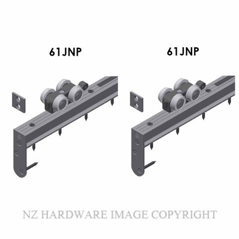 BRIO 61JNP QUICK RUN 120 SURFACE MOUNT HANGER (PAIR)