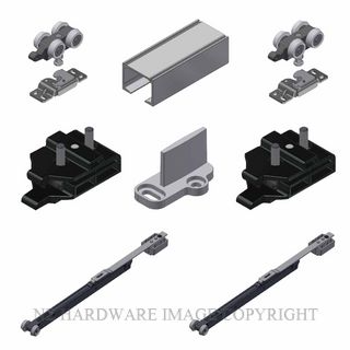 BRIO QR120S-S20F/1 QUICK RUN 120 SURFACE MOUNT KIT 2MTR SOFT CLOSE