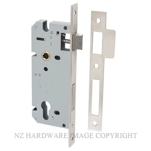 IVER 6098 - 6099 EURO CYLINDER LOCK SATIN NICKEL