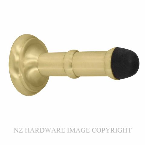 WINDSOR 5090 MSB 73MM DOORSTOP CONCEALED SKIRTING FIX MATT SATIN BRASS