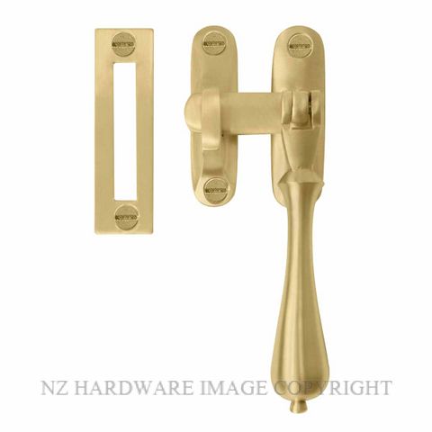 WINDSOR 5136 MSB CASEMENT FASTENER - TEARDROP MATT SATIN BRASS