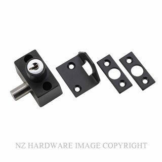 TRADCO 20303 SLIDING WINDOW LOCK MATT BLACK