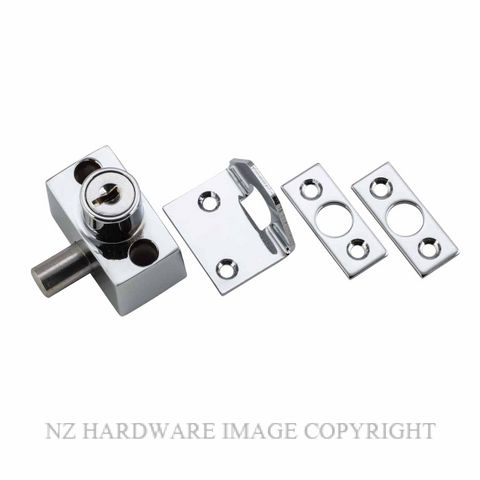 TRADCO 20304 SLIDING WINDOW LOCK CHROME PLATE