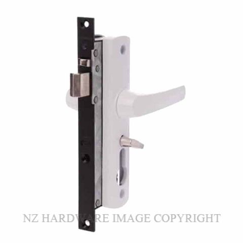 WHITCO LW892116 TASMAN SCREEN DOOR LOCK (NO CYLINDER) WHITE