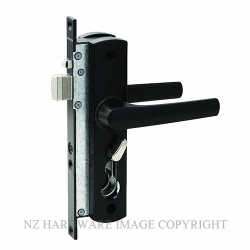 WHITCO LW892117 TASMAN SCREEN DOOR LOCK NO CYLINDER BLACK