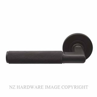 WINDSOR 8411 - 8471 DRB LUMINA DIAMOND KNURL LEVER ON ROSE DARK ROMAN BRASS