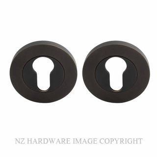 WINDSOR 8420 DRB NIDO EURO CYLINDER ESCUTCHEONS DARK ROMAN BRASS