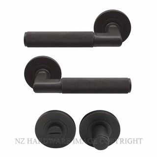 WINDSOR 8425 DRB NIDO VERGE PLAIN PRIVACY SET DARK ROMAN BRASS
