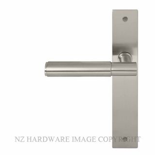 WINDSOR 8427 BN NIDO VERGE PLAIN LONG PLATE PASSAGE SET BRUSHED NICKEL